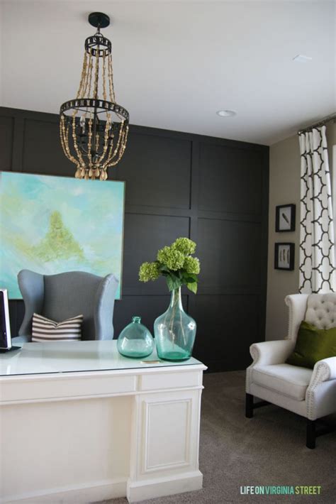Urbane bronze has an anchoring quality that conveys a sense of comfort and sanctuary in bedrooms, living rooms and dens or calm concentration in home offices. urbane bronze, the company's 11th. Photo Library of Paint Colors - Life On Virginia Street