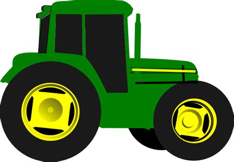 Green Tractor Clip Art At Vector Clip Art Online Royalty