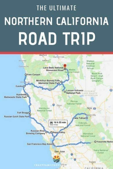 12 Epic Things To Do In Northern California Map Included Crazy