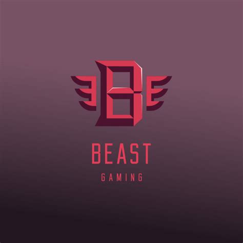 Placeit Gaming Logo Maker With A Cool Winged Monogram Graphic