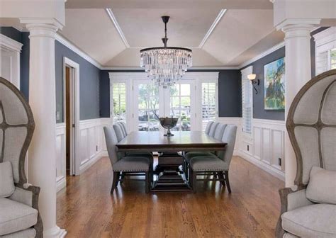 Transitional gray dining room with white accents | hgtv. Two Tone Dining Room Ideas (Pictures) - Designing Idea