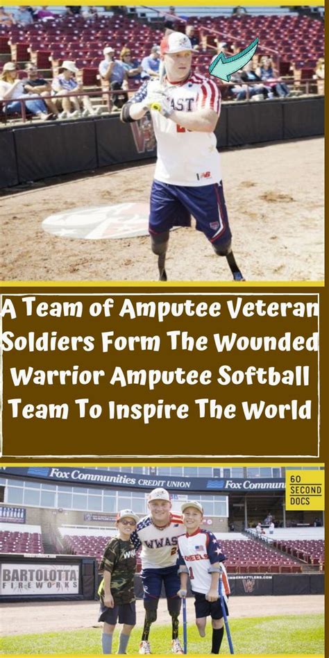 A Team Of Amputee Veteran Soldiers Form The Wounded Warrior Amputee