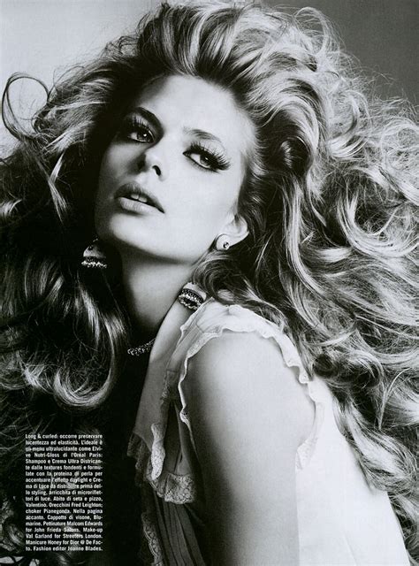 Julia Stegner Vogue Italia 2005 Models Inspiration