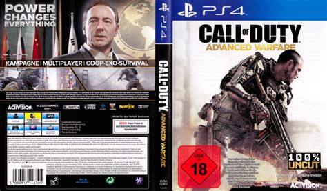 Call Of Duty Advanced Warfare Dvd Cover 2014 V2 Ps4 German