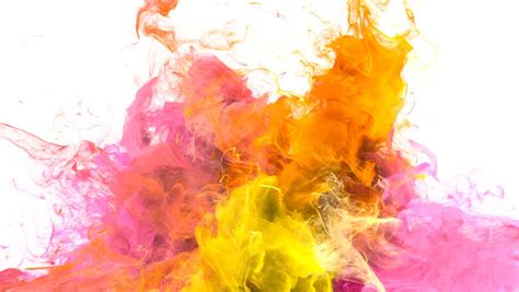 Color Burst Colorful Yellow Stock Footage Video 100 Royalty Free
