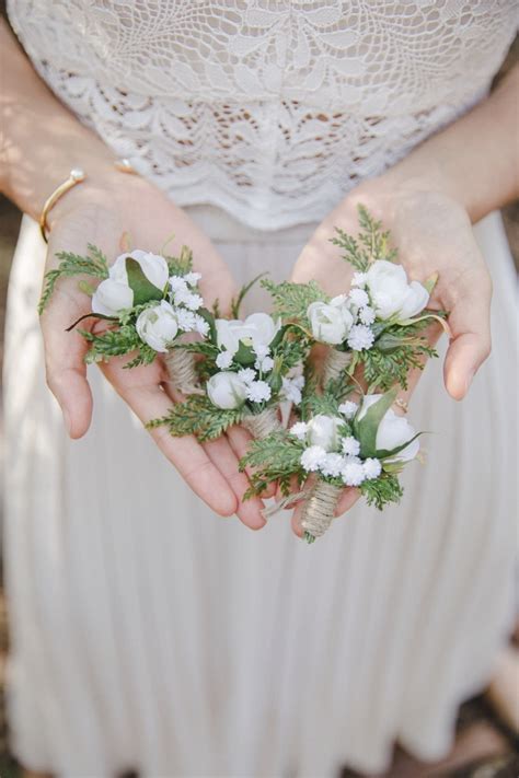 Rustic Wedding Boutonniere Aisle Society