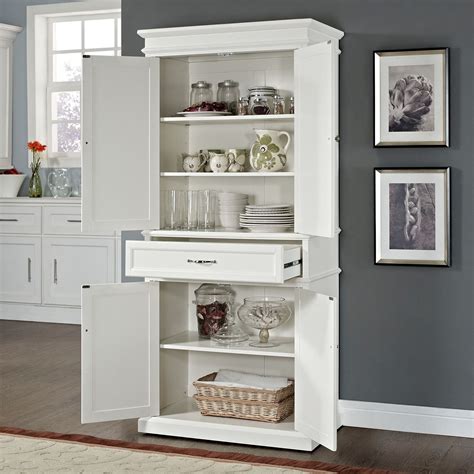 Midway White Pantry American Signature Furniture Kitchen Pantry