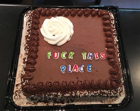 I understand how your family needs you and that you finally decided to leave your job. 15+ Hilarious Farewell Cakes That Employees Got On Their ...