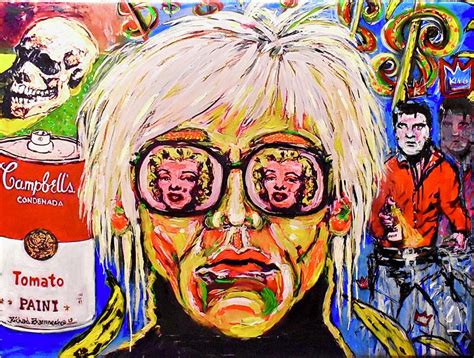 Andy Warhol Painting By Richard Barrenechea Pixels