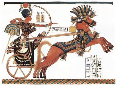 Tutankhamun In His Chariot Ancient Egypt Art Ancient Egyptian Art