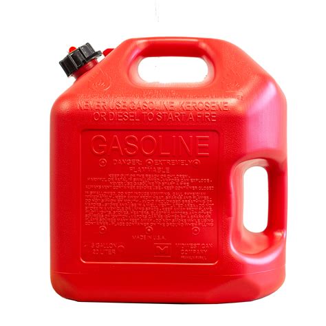 Midwest Can Company 5610 5 Gallon Gas Can Fuel Container Jug W Quick