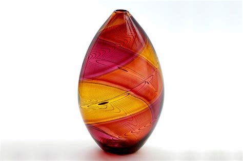Bob Crooks Glass Art Of Glass Blown Glass Art Glass Vase Whorl Chihuly Lalique Wind Chimes