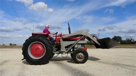 Massey Ferguson 165 2wd Tractor With Loader Youtube