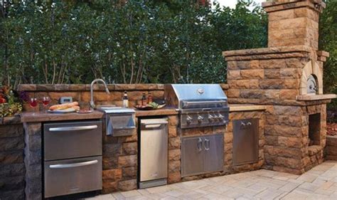 Outdoor Fireplace Kits And Outdoor Kitchens Belgard