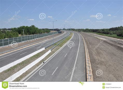 Empty Highway Stock Image Image Of Summer Freeway Lanes 27558021