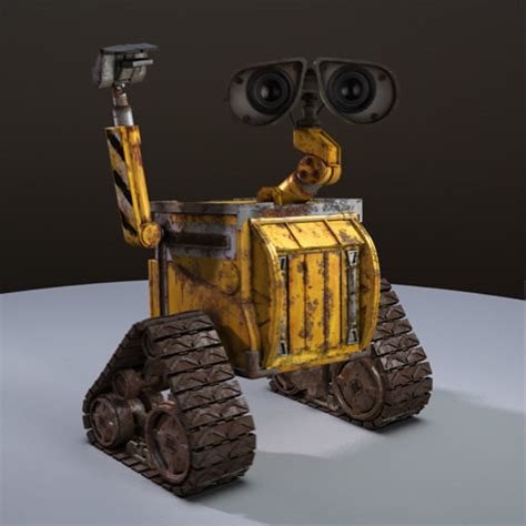 Free Rigged Wall E 3d Model