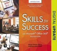 Skills For Success With Microsoft Office Introductory St Edition Textbook Solutions