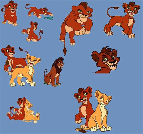 Kiara And Kovu The Lion King The Lion King II The Lion King Simbas Pride HD Wallpaper