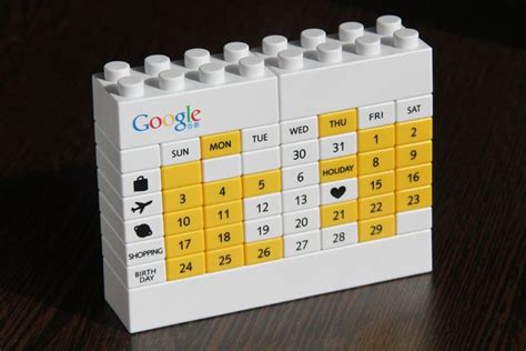 Caledario Lego O Tente Diseño De Calendarios Calendario Y
