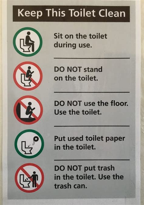 Toilet Rules Leadville Laurel