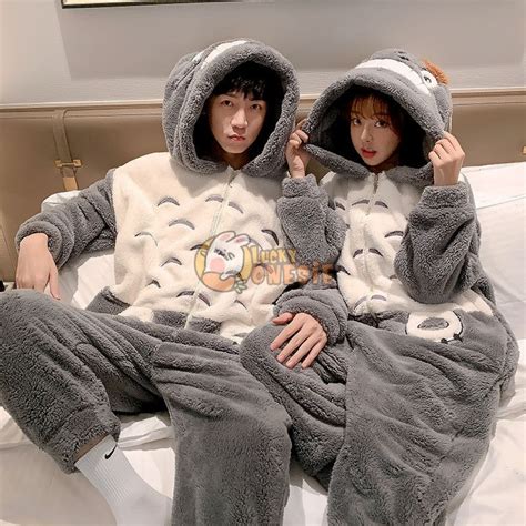 Totoro Onesie Matching Pajamas For Couples Christmas Pjs