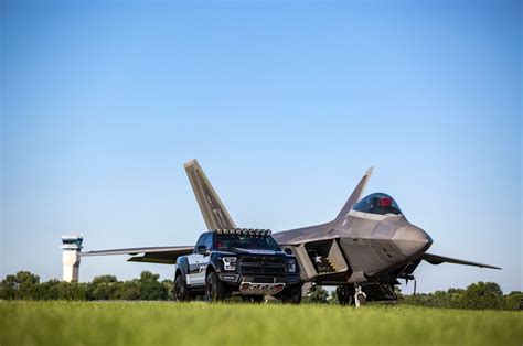 This One Of A Kind F 150 Raptor Is Inspired Byf 22 Fighter Jet