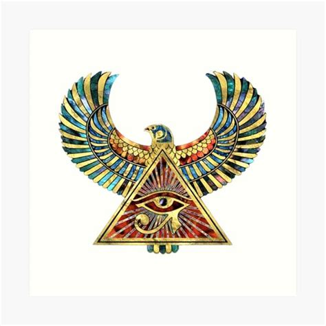 Horus The Falcon Headed God Of Ancient Egypt He Is God Of War And Sky He Is The Son Of Isis