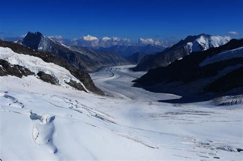 Schweiz Der Aletsch Gletscher Im Wallis Foto And Bild Landschaft