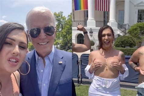 Topless Flashing At White House Pride Party Sparks Uproar Disgrace To Our Country