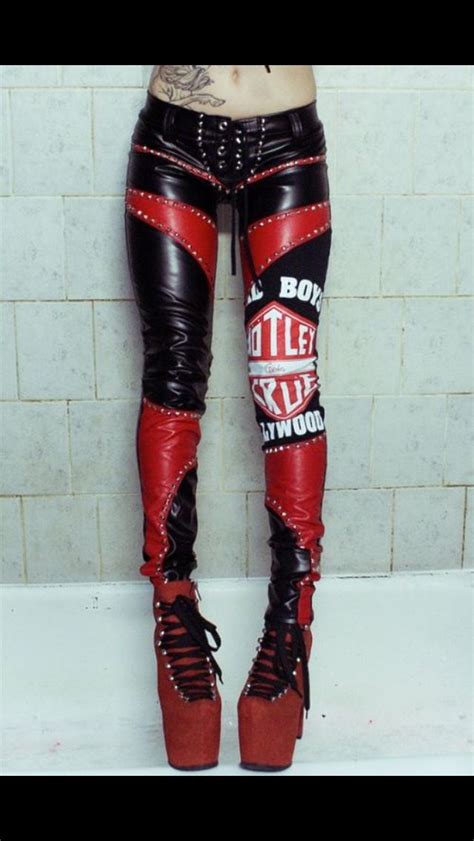 Motley Crue Leather Pants Fashion Toxic Vision Rock Outfits