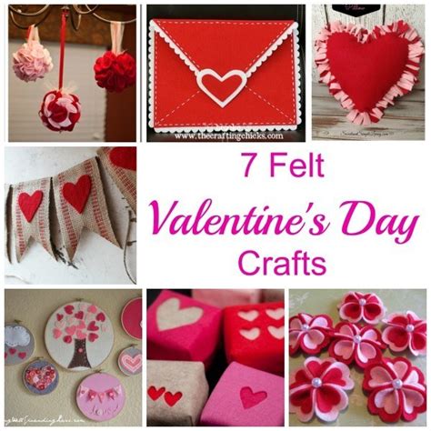 7 Felt Valentines Crafts Felting
