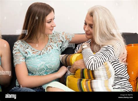 Grief Comforting Hi Res Stock Photography And Images Alamy