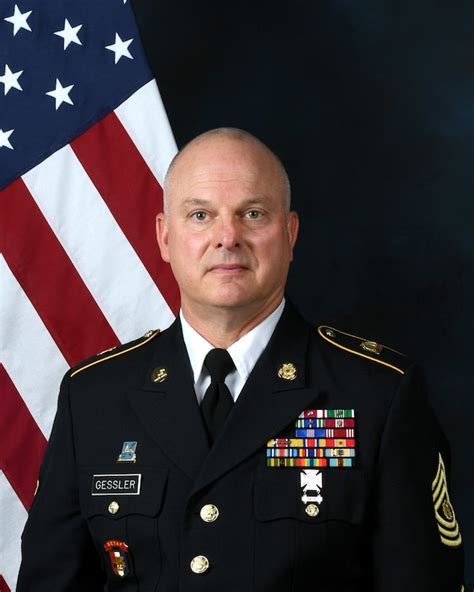 Command Sergeant Major Robert L Gessler Us Army Reserve Article View