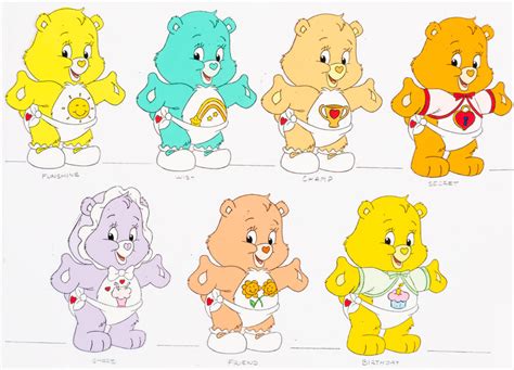 Care Bear Cubs Model Sheets Care Bears Movie Care Bears Cousins