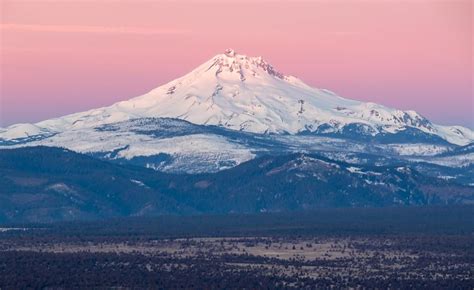 East Side Of Mt Jefferson Oregons Second Highest Mountain Oc 1080
