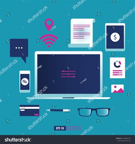 182 Organized Workstation Stock Vectors Images And Vector Art Shutterstock