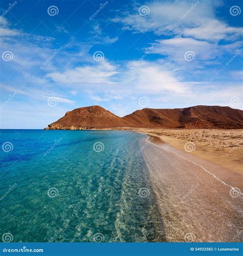 Spiaggia Di Almeria Cabo De Gata Playazo Rodalquilar Fotografia Stock Immagine Di Spiaggia