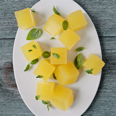 Lemonade Jelly With Basil Recipe