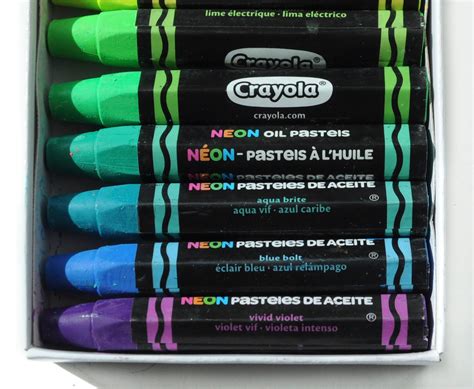 Crayola Neon Oil Pastels Jennys Crayon Collection