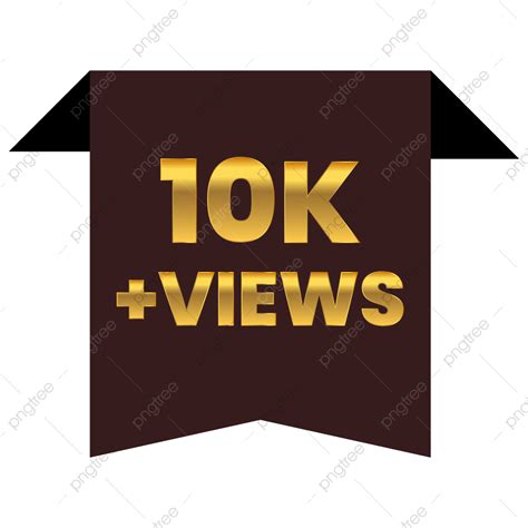 10k Vector Design Images 10k Views Logo Png 10k Views Thumbnail 10k