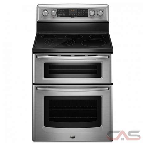 Maytag Double Oven Electric Range With Convection Oven In Fingerprint