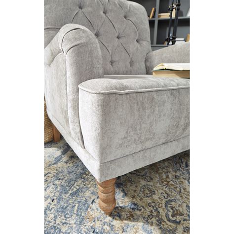 Signature Design By Ashley Dinara A3000200 Gray Accent Chair With Diamond Tufted Back And