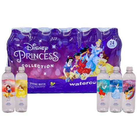 Disney Princess Natural Spring Water 169 Oz Pack Of 24 Bottles