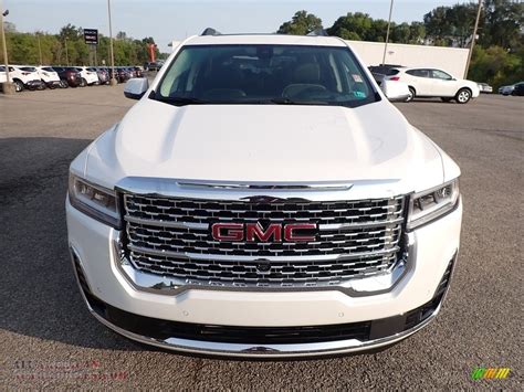 2021 Gmc Acadia Denali Awd In White Frost Tricoat For Sale Photo 2