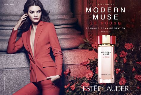 Kendall Jenner Stars In New Estee Lauder Fragrance Campaign Modern Muse Le Rouge Glamour