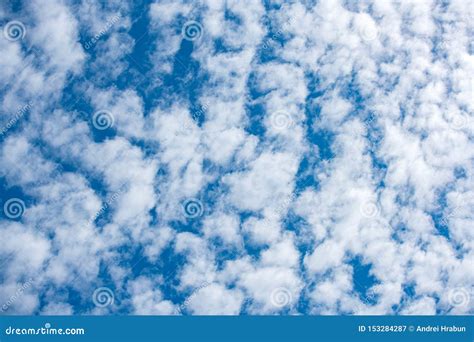 High Resolution Image Of Blue Sky And Clouds Texture Stock Image