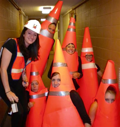 Traffic Cone Costumes Funny Group Halloween Costumes Cute Halloween