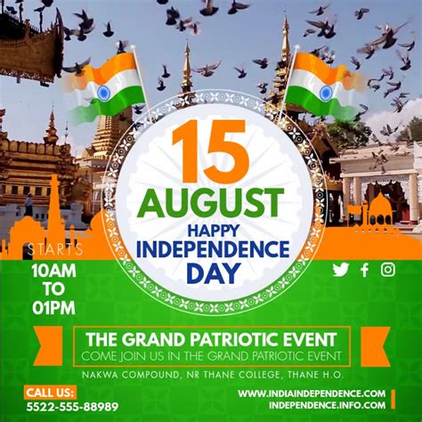 Best republic day card making/handmade greeting cards ideas for republic day /independence day 2020#republicdaycardmaking #independencecard #greetingcards August 15th Independence Day Invite Template | PosterMyWall