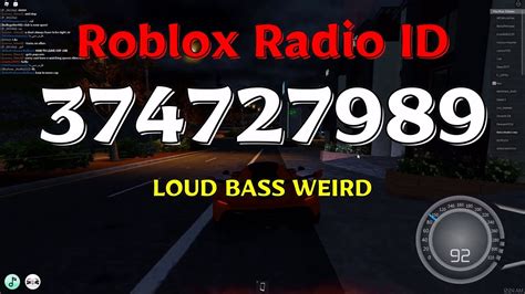 Loud Bass Weird Roblox Id Youtube