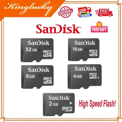 Luckyk Original Sandisk Micro Sd Card 64gb 32gb 16gb 8gb 4gb 2gb Class